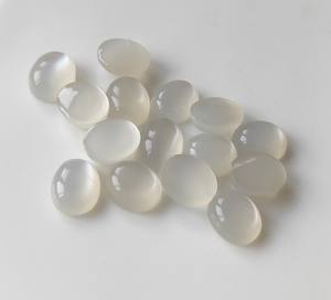 พลอยมูนสโตนธรรมชาติทรงรีหลังเรียบ3x5mm-20x30mm อัญมณีทรงหลวมมีสีเล่นเพื่อทำเครื่องประดับราคาส่ง - Product Image 4