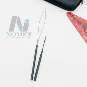 ห่วงต่อผมสีดำพร้อมตะขอสำหรับแหวนขนาดเล็กอุปกรณ์จัดแต่งผมทำจากสเตนเลสที่ยั่งยืนในราคาขายส่ง - Product Image 2