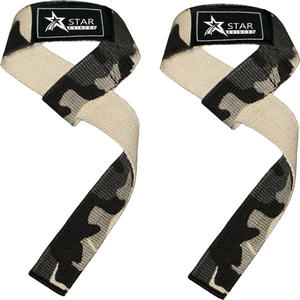 Correas de elevación de algodón ligeras de alta calidad, superventas, empuñaduras de mano al por mayor con logotipo personalizado - Product Image 1