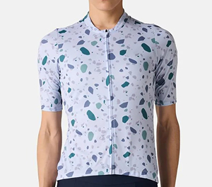 Maillot de cyclisme à imprimé abstrait pour femmes, maillot de cyclisme performant pour femmes, maillot de cyclisme à manches courtes pour femmes - Product Image 1