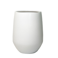 Set Dekorasi Mini Balkon Luar Ruangan 2020, Set 4 Pot Fiberstone