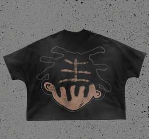 Streetwear personnalisé à épaules tombantes 100% coton fabricant lavage à l'acide 300 GSM t-shirt graphique surdimensionné pour hommes - Product Image 4