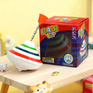 Toupies magiques avec effets lumineux et gyroscopiques, fabriquées en plastique durable - Product Image 6
