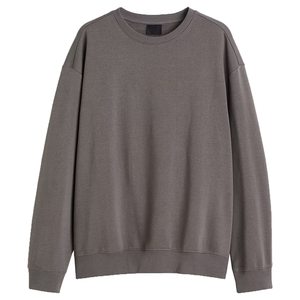 Men's Wholesale Crewneck <b>Sweatshirts</b> Hoodies 100% Cotton Fleece Pullover Regular Fit Winter Casual Eco-Friendly OEM Service - Product Image 1