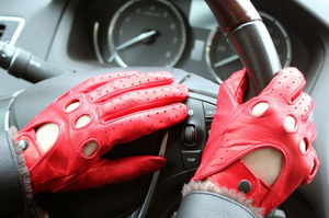 Prix usine Heritage Crochet Gants d'équitation avec peau de mouton en cuir véritable sans doublure Style de trous d'articulation pour un usage quotidien Cyclisme - Product Image 6