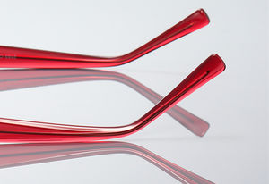 إطارات بصرية مرنة شفافة فاخرة مخصصة بالإضافة إلى لايت صغير نصف دائري إطار زجاجي طاقة نصف قمر نظارات حجب الضوء الأزرق - Product Image 3