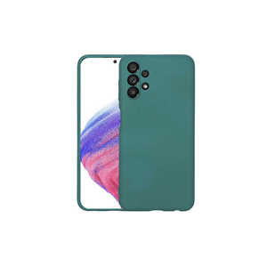 Coque en silicone liquide vert foncé de qualité supérieure JoieCreatif série Mara pour Samsung Galaxy A53 5G, protection antichoc pour téléphone portable - Product Image 1