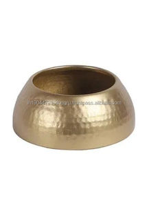 Juego de 4 macetas decorativas con forma de cuenco de oro martillado decorativas de gran venta - Product Image 5