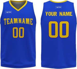 Maillot de basket-ball Sublimation récent et simple Impression numérique 3D Conception réversible Vêtements d'équipe de basket-ball personnalisés pour hommes - Product Image 6
