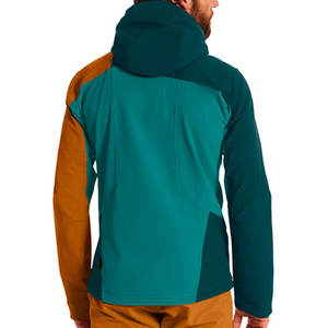 Chaqueta Softshell personalizable de alta calidad para hombre para invierno Servicios OEM Chaqueta cortavientos de diseño personalizado de alta calidad para exteriores - Product Image 2