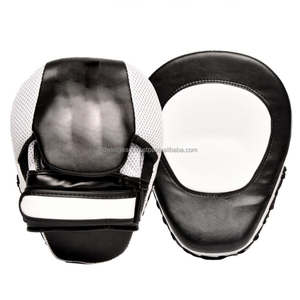 Durable Boxing Focus Pads Cowhide Leather Mitts Punching Pads Gym Training Equipment <b>Comfortable</b> Custom Logo Wholesale - Product Image 1