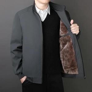 Veste Softshell Homme Manteau d'extérieur léger, coupe-vent, doublé et chaud, décontracté pour l'automne et l'hiver - Product Image 6