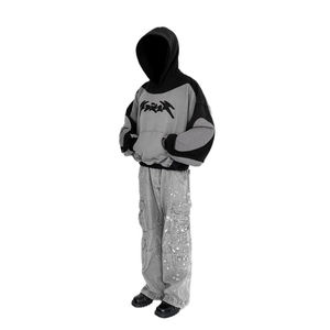 Respirant Hommes Acid Hoodies Automne Hiver Hommes Acid Wash Hoodies Premium 100% Coton Acid Wash Hoodies - Product Image 5