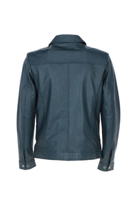 Veste de moto en cuir de vache pour homme, tendance de la rue, écologique, respirante, chaleur hivernale - Product Image 2