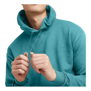 Basics Sweat à capuche pour homme 100% coton 450 GSM Logo personnalisé Haute qualité Vente en gros de qualité supérieure Créez votre design Poche avant pour l'hiver - Product Image 5