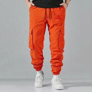 OEM Designer Hip Hop Hommes Coton Sergé Surdimensionné Loose Outdoor Randonnée Casual Work Wear Cargo Sweatpants - Product Image 3