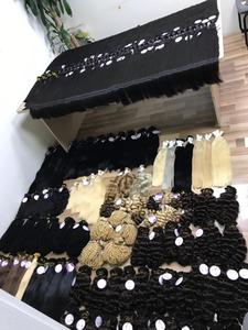 Venta al por mayor de extensiones de cabello humano de doble dibujado Micro Link Extensiones de cabello Natural Recto Color Negro - Product Image 4