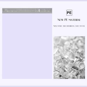 Bolsas de Envío Ecológicas con Adhesivo Fuerte, Resistentes al Agua y a Desgarros, para Ropa, Sobres de Polietileno, Color Lila Morado - Product Image 4