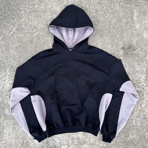 AS Sudadera con capucha de gran tamaño personalizable 100% algodón orgánico con marca y embalaje personalizados Sudadera con capucha de Terry francés - Product Image 1