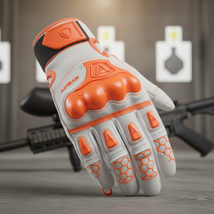 Gants tactiques haute performance AIFRAN, logo personnalisé, équipement de protection pour le tir, gants de sport de terrain de paintball à doigts rigides - Product Image 2