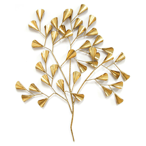 Décoration murale fantaisie en métal, décor à fleurs - Product Image 3