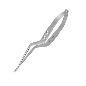 Yasargil Micro Ciseaux Incurvé En Forme De Baïonnette Dentelé Une Lame Sharp 210 mm 8.14 "Micro Ciseaux En Acier Inoxydable Allemand - Product Image 3