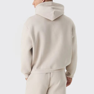 Nueva Sudadera con Capucha Extra Grande para Hombre, Invierno 2025, 100% Algodón, 400GSM, con Logotipo Personalizado Impreso en DTF, Ecológica - Product Image 2