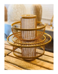 Hotel natural hecho a mano ratán decoración moderna lámpara colgante tejida lámpara de bambú ratán de Vietnam - Product Image 2