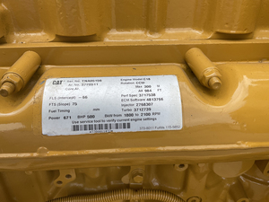 Moteur marin diesel Caterpillar C18 ACERT 671HP Tier 3 re built - Product Image 3