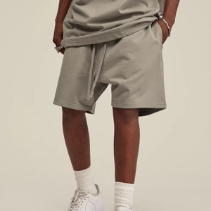 Pantalones Cortos Oversize de Algodón Grueso Transpirable Estilo Urbano para Verano y Viajes, con Logotipo Personalizado, MOQ Bajo, Fabricante de Corte y Confección - Product Image 4