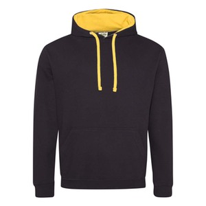 Sweat à capuche en polaire doux pour homme, poids moyen, style universitaire, contraste - Product Image 3
