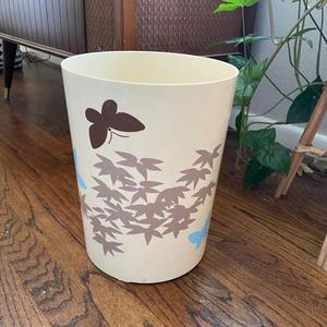 Metal <b>waste</b> <b>bin</b> With Beautiful Digital Printing with Brass Feet. - Product Image 1