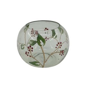 Vases à fleurs en métal dernier modèle décalcomanie émail fini pour la maison salon table décorative florale faite à la main en vrac - Product Image 1