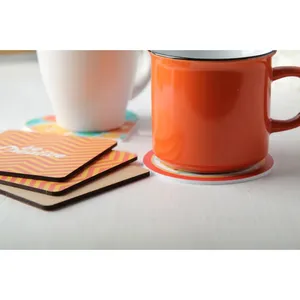 Sous-verre promotionnel personnalisable en bois HDF pour merchandising - Product Image 6