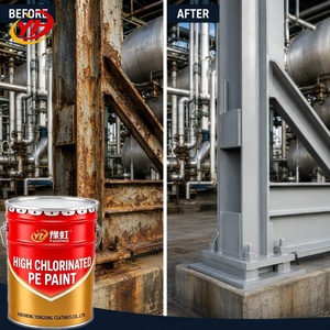 Pintura PE con Alto Contenido de Cloro, Compra al por Mayor, Revestimiento Industrial para Acero y Concreto, Resistente al Envejecimiento, Anticorrosión - Product Image 4