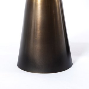 Table d'appoint en fer de luxe légère avec finition dorée et noire pour le salon et la chambre à coucher au prix le plus bas - Product Image 3