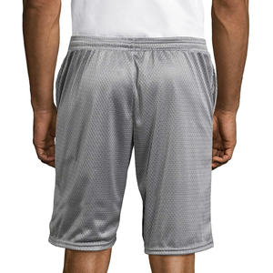 Ropa deportiva Pantalones cortos de baloncesto al por mayor Impreso en blanco BSCI Pantalones cortos de malla de baloncesto bordados para hombres con bolsillos - Product Image 4