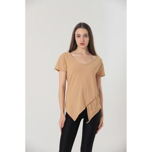 Blusas y Camisas de Mujer con Cuello en V y Cadena de Piedras Topshow - Accesorio de Moda al por Mayor - Product Image 2
