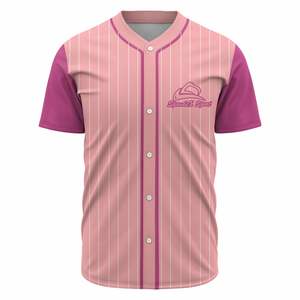 Vente en gros Design personnalisé boutonné maillot de baseball blanc polyester respirant avec logo imprimé sublimation hommes maillot vierge - Product Image 1