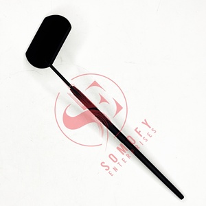 Boîtes à outils rectangulaires et en forme de papillon en acier inoxydable noir mat avec logo personnalisé pour le stockage de salon pour les outils d'extension de cils - Product Image 3