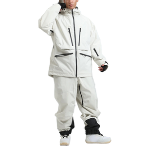 Traje de esquí de talla grande para hombre, mono de Snowboard impermeable a prueba de viento, ropa deportiva con serigrafía para adultos, traje de esquí para hombre - Product Image 1