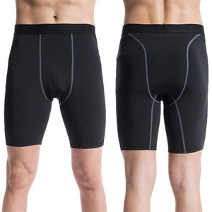 Short de compression sportif et solide pour hommes Vente en gros Fermeture à taille élastique Service OEM disponible - Product Image 3