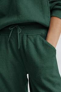 Conjunto de chándal de 2 piezas de Otoño Invierno para mujer, jersey de manga larga con media cremallera de algodón 100%, conjunto de pantalones de chándal para correr - Product Image 5