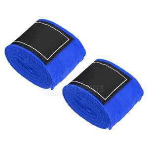 Cinta elástica de algodón con logotipo personalizado y precio bajo para fitness interior, vendaje de boxeo, envolturas para manos - Product Image 3