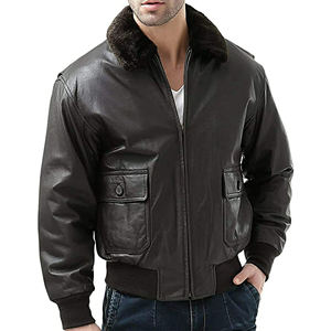 Chaqueta de Invierno 2025 de Cuero Vacuno Genuino para Hombre, Estilo Vintage, Alta Calidad, Personalizada, Impermeable, Transpirable, con Logotipo Frontal, Pakistán - Product Image 6