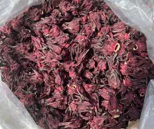 Fleurs d'hibiscus séchées entières naturelles d'origine vietnamienne pour la préparation de tisanes relaxantes, rafraîchissement quotidien dans les salons de luxe des hôtels - Product Image 6