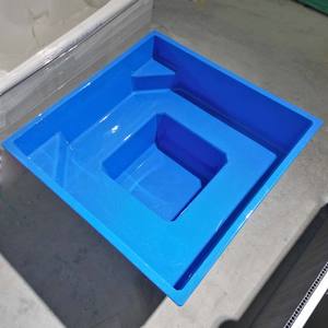 สระว่ายน้ำไฟเบอร์กลาสทรงสี่เหลี่ยมผืนผ้า ผลิตจากโรงงาน พร้อมระบบกรองและเครื่องทำความร้อนในตัว ปลอดภัยสำหรับเด็ก ทนทานต่อรังสียูวี - Product Image 1