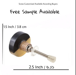 Boutons d'armoire de porte de tiroir en laiton et en résine de conception moderne et poignée de traction pour la cuisine, la chambre, la salle de bain, la penderie et la commode - Product Image 3