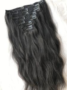 Clip vierge brut dans la cuticule alignée Remy brésilien naturel ondulé non transformé mongol cheveux humains femmes noires vendeur en gros - Product Image 6