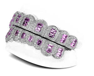 Joyas Vidhi 2023: Grillz Personalizados de Moda Vintage, Chapados en Oro de 14K, Plata de Ley, con Polvo de Diamante y Moissanita, Regalo para Hombre - Product Image 6